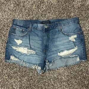Aeropostale vintage high rise Distressed Blue Jean Shorts